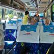 Inside the Luxury buses from Indo' Sella' Exp.