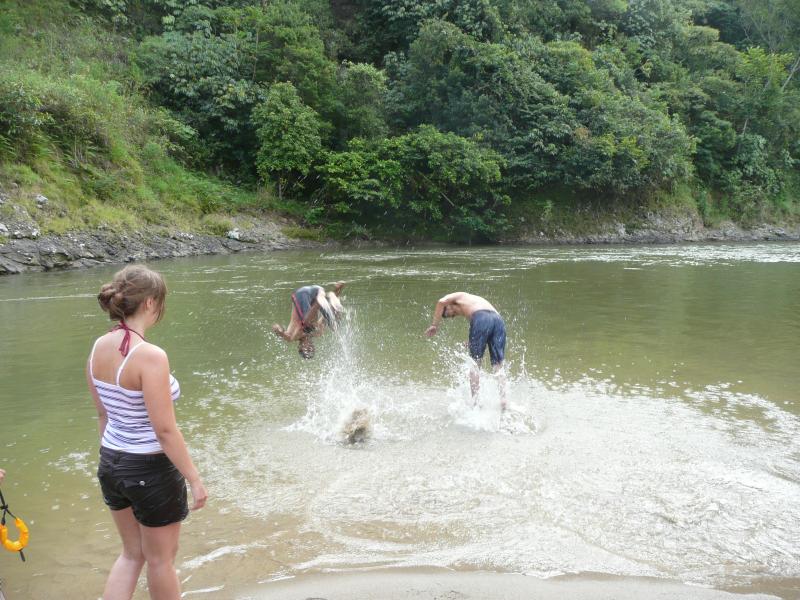 Swimming....
